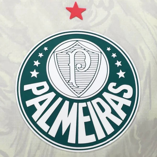Camisa Palmeiras Bege 25/26 - Versão Jogador | Futmantos