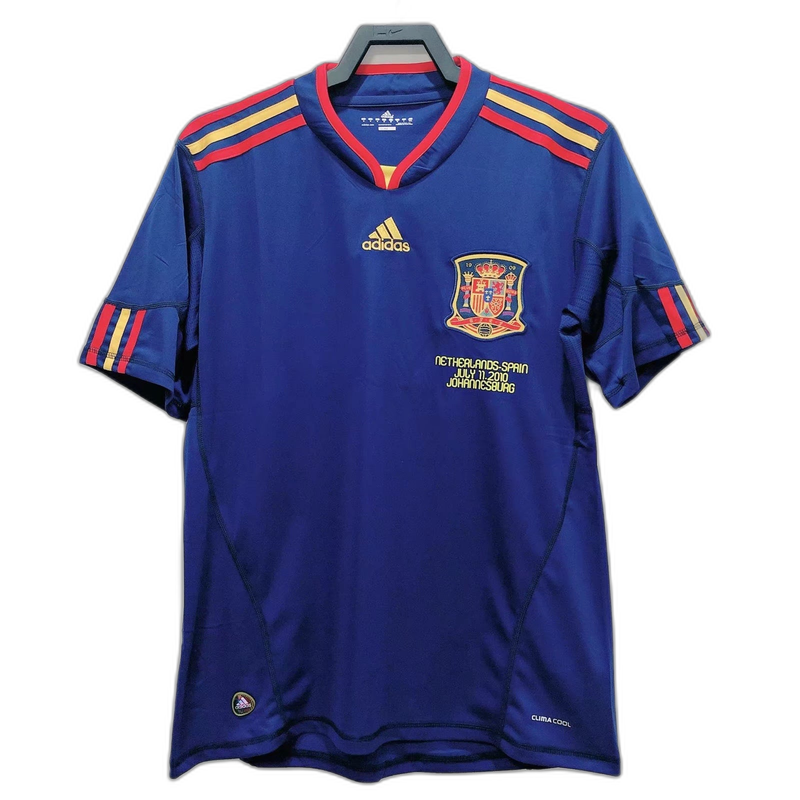 Camisa Espanha 2010 World Cup Final II Away - Versão Retrô | Futmantos