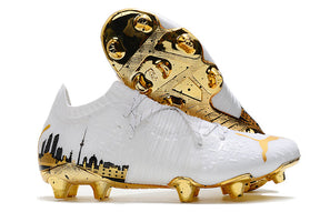 Chuteira Campo Puma Future Z FG White/Gold