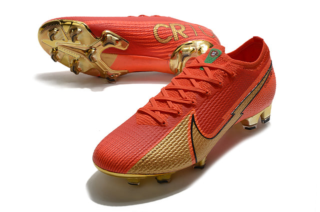 Chuteira Campo Nike Mercurial Vapor 13 Elite FG CR7 100 #Portugal