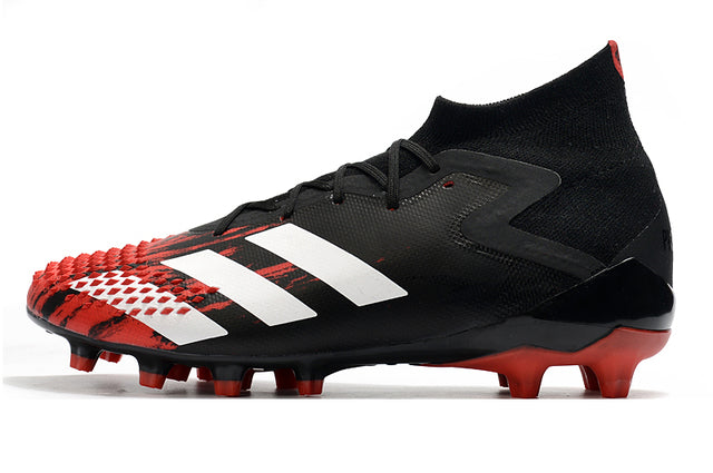 Chuteira Campo Adidas Predator Mutator .1 FG Black/Red - Cano Alto