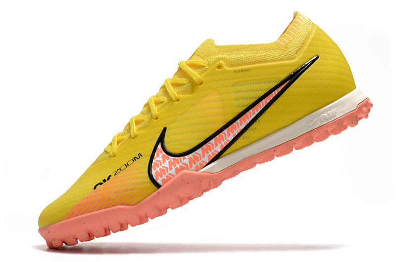 Chuteira Society Nike Air Zoom TF Amarelo - Low