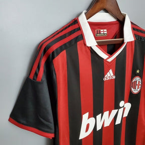 Camisa Milan Retrô 09/10 - Adidas - Vermelha e Preta | Futmantos