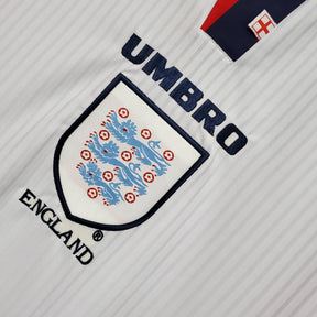 Camisa Manga Longa Seleção Inglaterra 1998 Umbro - Branco | Futmantos