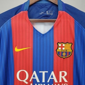 Camisa Barcelona Retrô 2016/2017 Azul e Vermelha - Nike | Futmantos