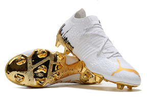 Chuteira Campo Puma Future Z FG White/Gold