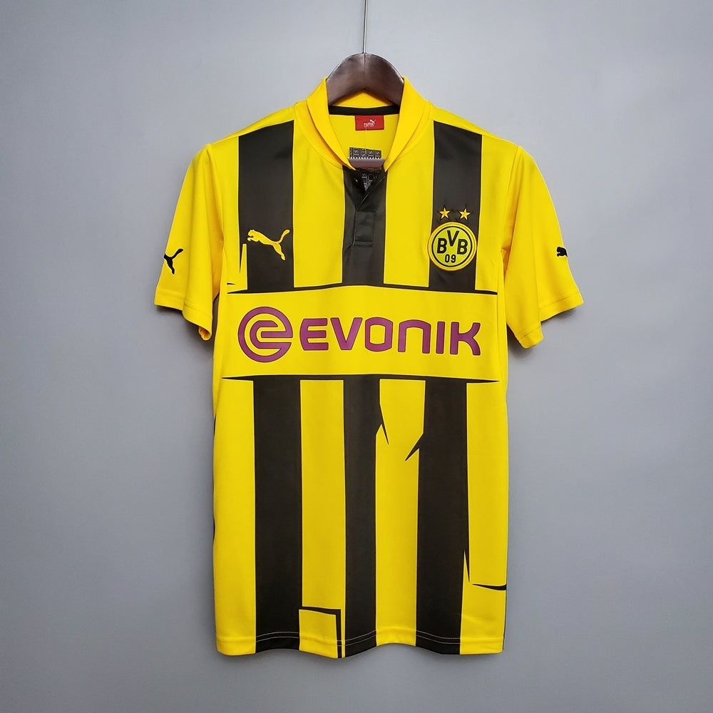 Camisa Borussia Dortmund Retrô 1213 - Puma - Amarela e Preta | Futmantos