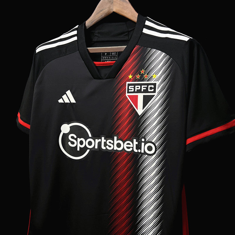 Camisa São Paulo III 23/24 Adidas - Preta | Futmantos