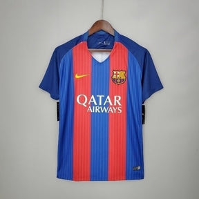 Camisa Barcelona Retrô 2016/2017 Azul e Vermelha - Nike | Futmantos