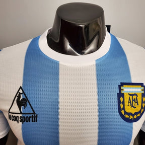 Camisa Argentina Retrô 1986 Azul e Branca - Le Coq Sportif | Futmantos