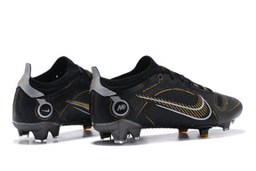 Chuteira Campo Nike Mercurial Vapor 14 Elite FG Preto e Dourado - Low