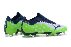 Chuteira Campo Puma Ultra FG White/Green