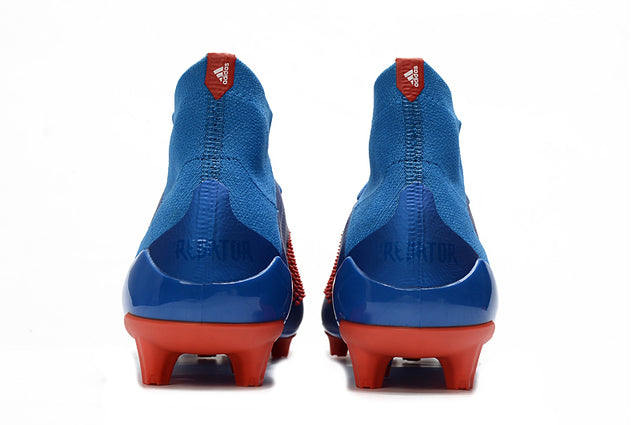 Chuteira Campo Adidas Predator Mutator + FG Blue - Cano Alto