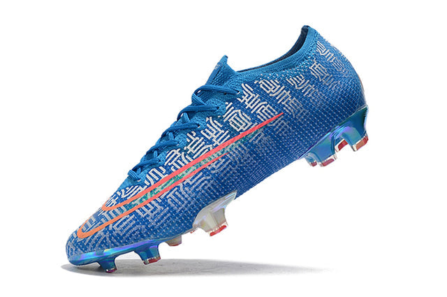 Chuteira Campo Nike Mercurial Vapor 13 Elite FG Azul Blade - Low