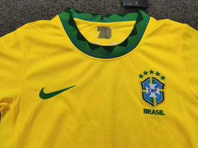 Kit Infantil Brasil 2021 Nike - Amarelo | Futmantos