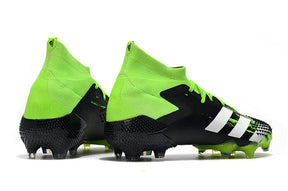 Chuteira Campo Adidas Predator Mutator .1 FG Black/Green - Cano Alto