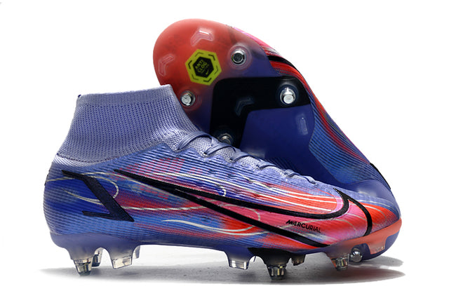 Chuteira Campo Nike Mercurial Superfly VIII Elite SG PRO Anti Clog Fire - Cano Alto