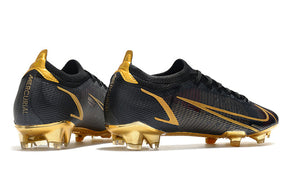 Chuteira Campo Nike Mercurial Vapor 14 Elite FG Black/Gold - Low