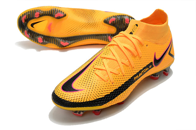 Chuteira Campo Nike Phantom GT Elite Dynamic Fit FG Orange - Cano Alto