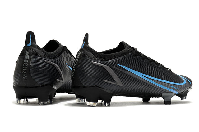 Chuteira Campo Nike Mercurial Vapor 14 Elite FG Black/Blue - Low