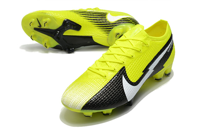 Chuteira Campo Nike Mercurial Vapor 13 Elite FG Neon - Low