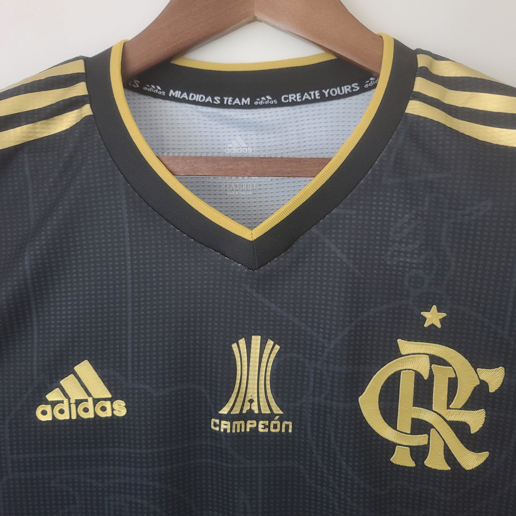 Camisa Flamengo [Tri Campeão] 23/24 Adidas - Preto | Futmantos