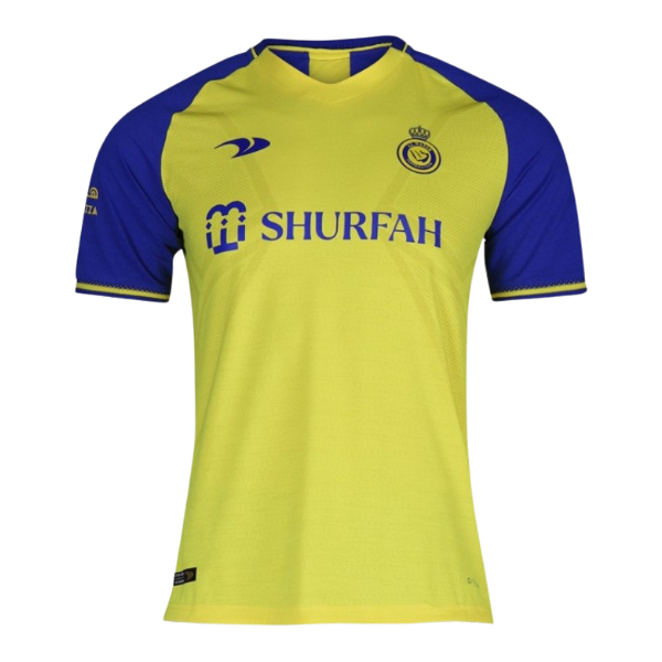 Camisa Al-Nassr I 23/24 Duneus - Amarelo e Azul | Futmantos