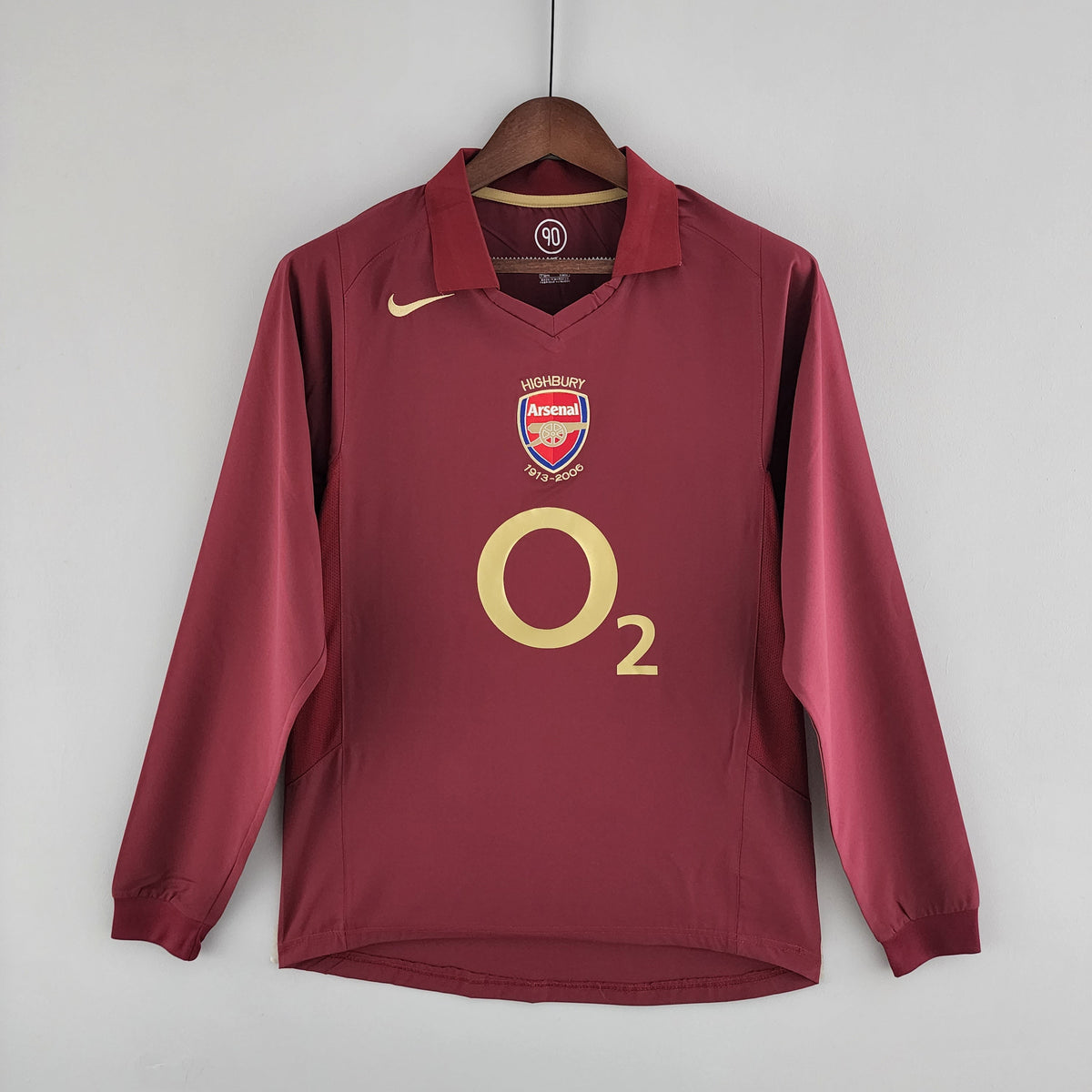 Camisa Manga Longa Arsenal 05/06 Nike - Bordo | Futmantos