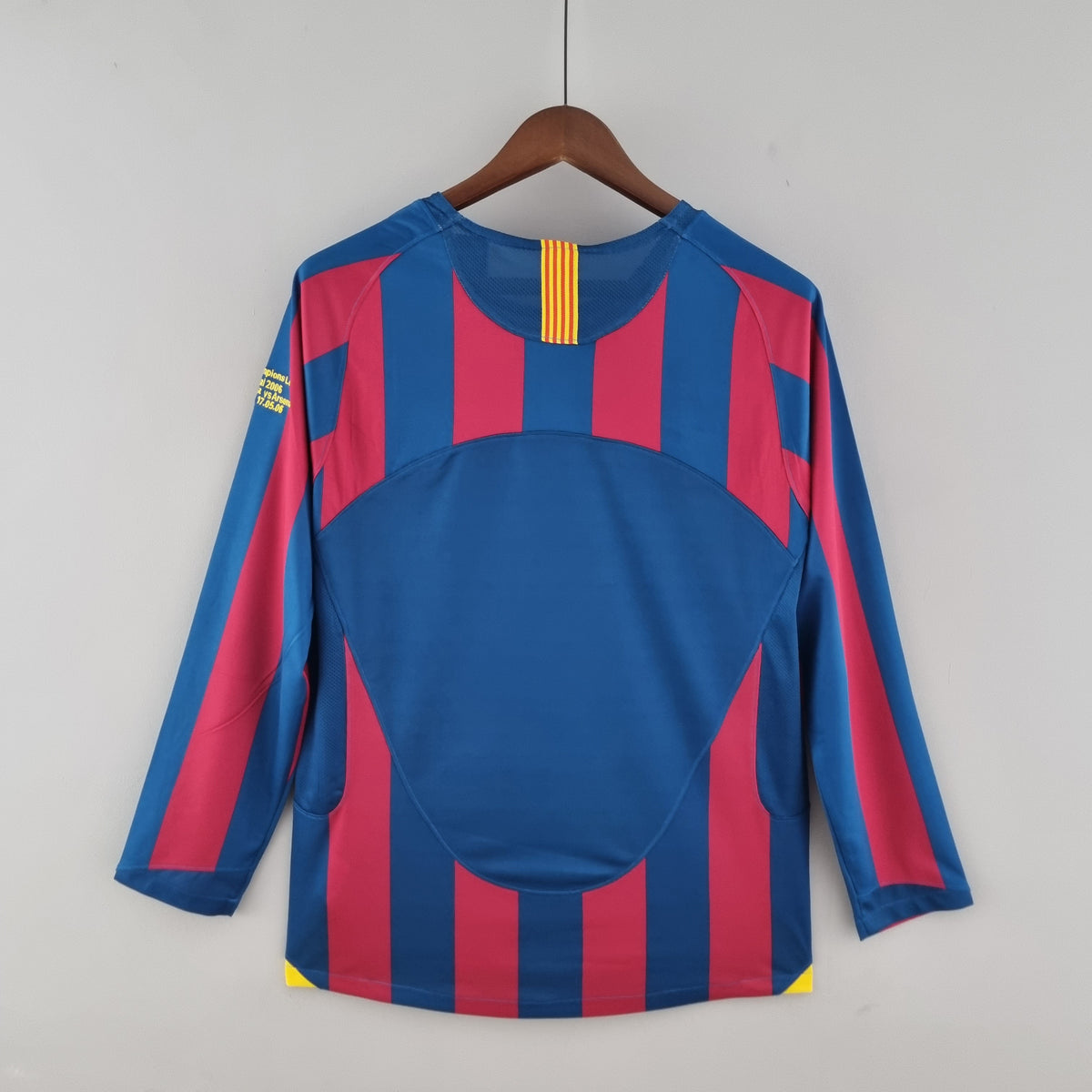 Camisa Manga Longa Barcelona 05/06 Nike - Grená | Futmantos