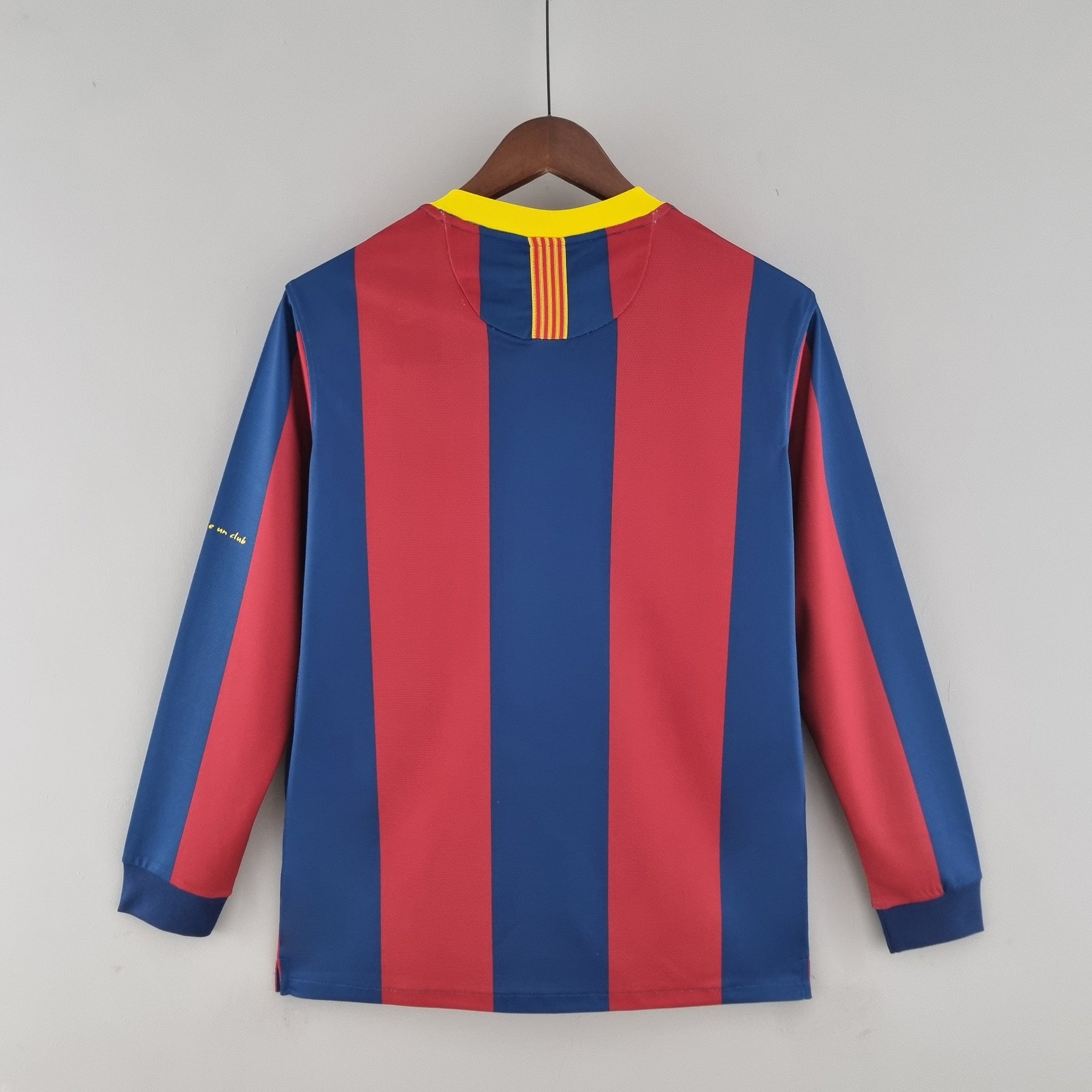 Camisa Manga Longa Barcelona 10/11 Nike - Grená | Futmantos