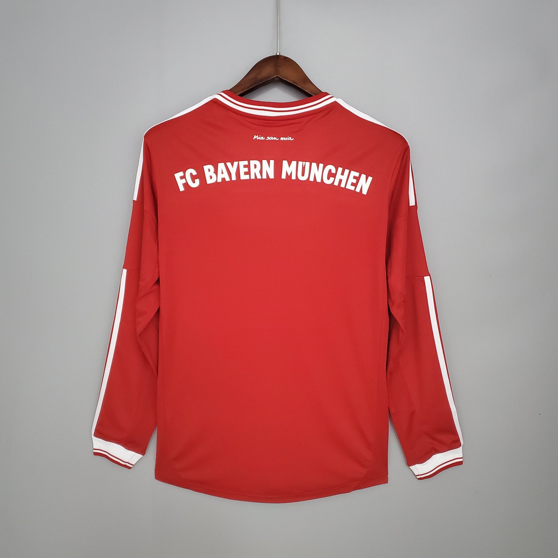 Camisa Manga Longa Bayern de Munique Champions League 2013/14 Adidas - Vermelha | Futmantos