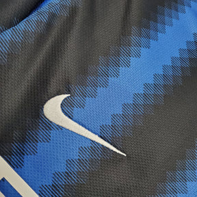 Camisa Manga Longa Inter de Milão I 10/11 Nike - Azul e Preto | Futmantos