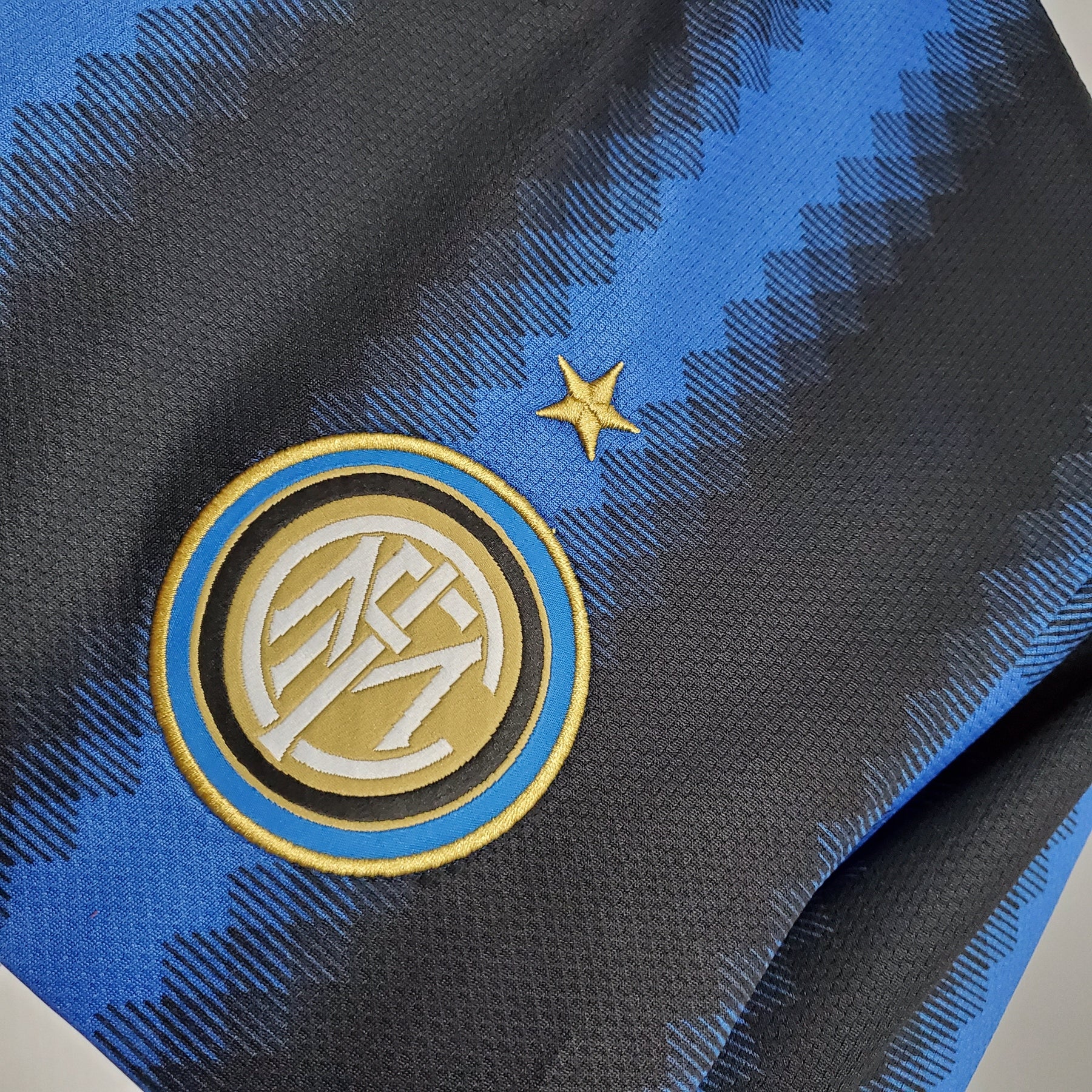 Camisa Manga Longa Inter de Milão I 10/11 Nike - Azul e Preto | Futmantos