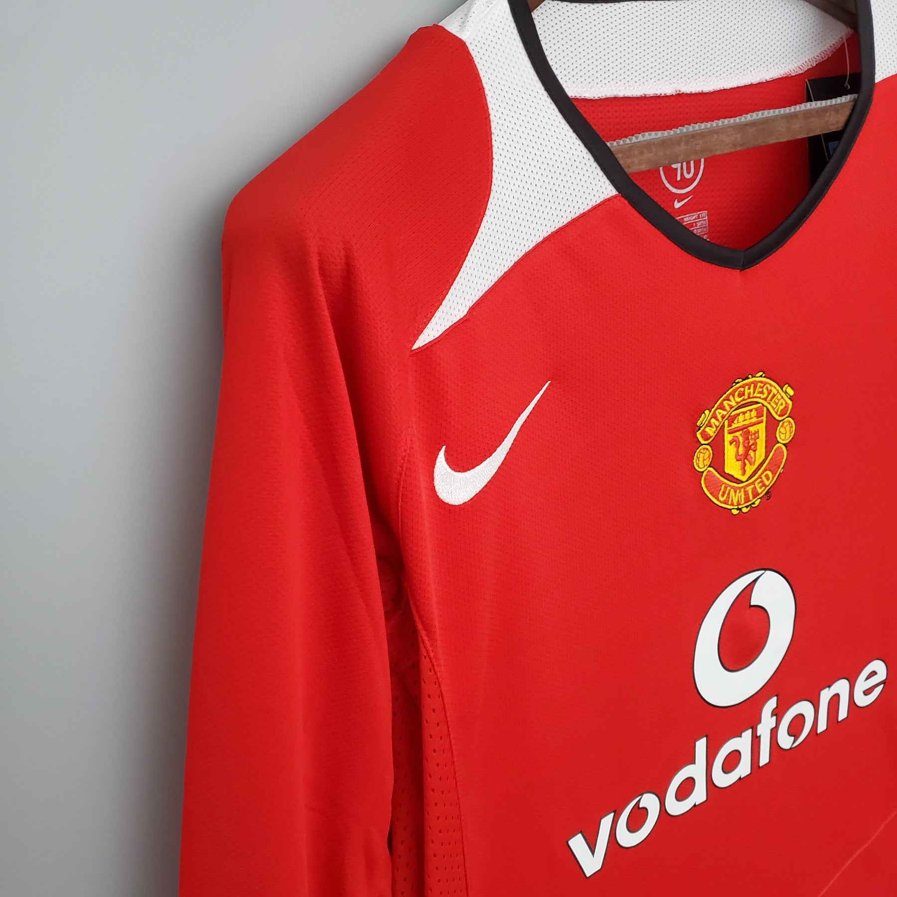 Camisa Manga Longa Manchester United 04/06 Nike - Vermelho | Futmantos