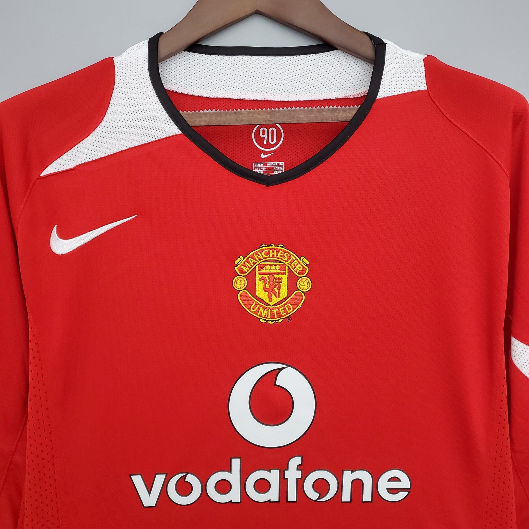 Camisa Manga Longa Manchester United 04/06 Nike - Vermelho | Futmantos