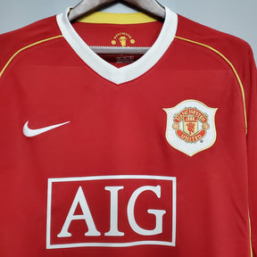 Camisa Manga Longa Manchester United 06/07 Nike - Vermelho | Futmantos