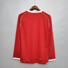 Camisa Manga Longa Manchester United 06/07 Nike - Vermelho | Futmantos