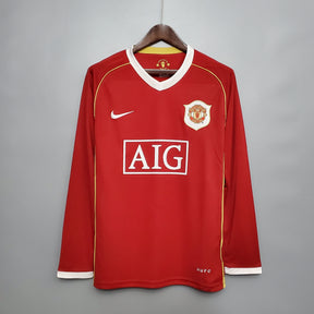 Camisa Manga Longa Manchester United 06/07 Nike - Vermelho | Futmantos