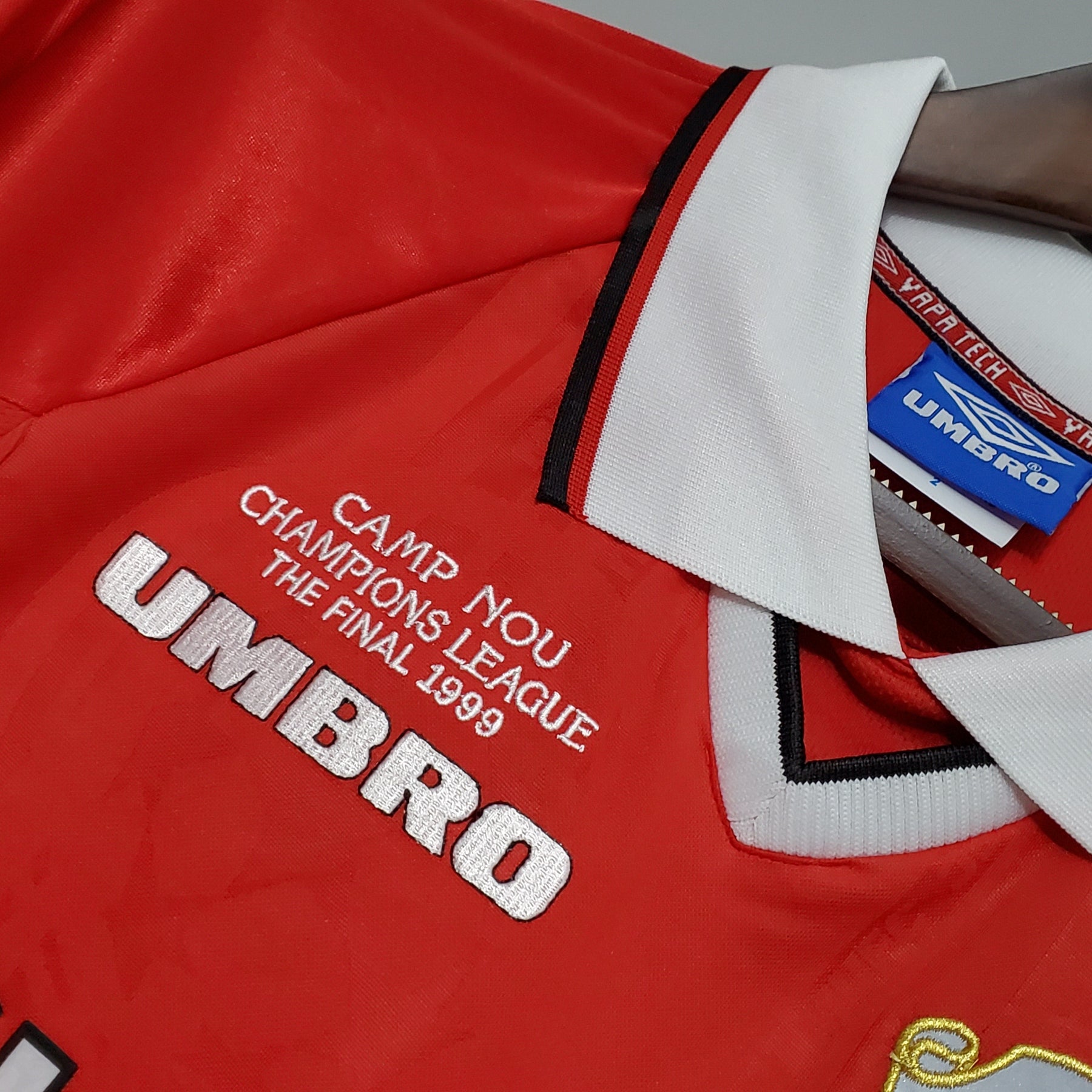 Camisa Manga Longa Manchester United 1999 Umbro - Vermelho | Futmantos