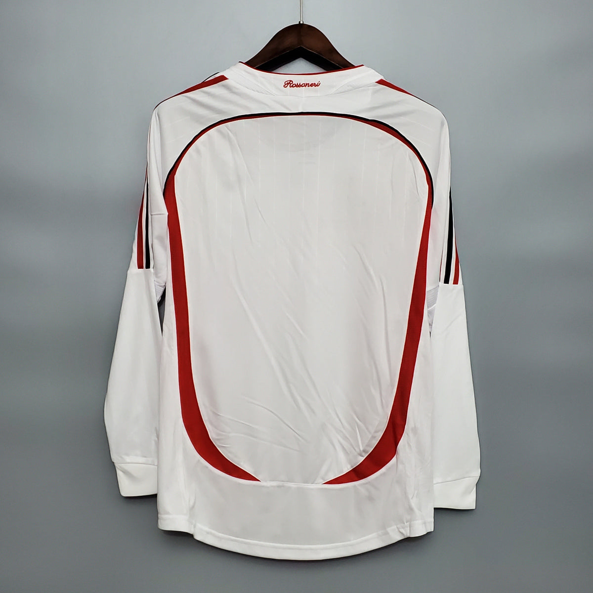 Camisa Manga Longa Milan Champions League 06/07 Adidas - Branco | Futmantos