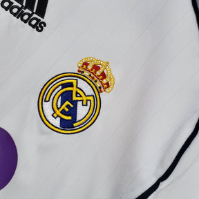 Camisa Manga Longa Real Madrid 06/07 Adidas - Branco | Futmantos