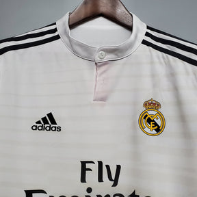 Camisa Manga Longa Real Madrid 14/15 Adidas - Branco | Futmantos