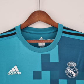 Camisa Manga Longa Real Madrid 17/18 Adidas - Azul | Futmantos