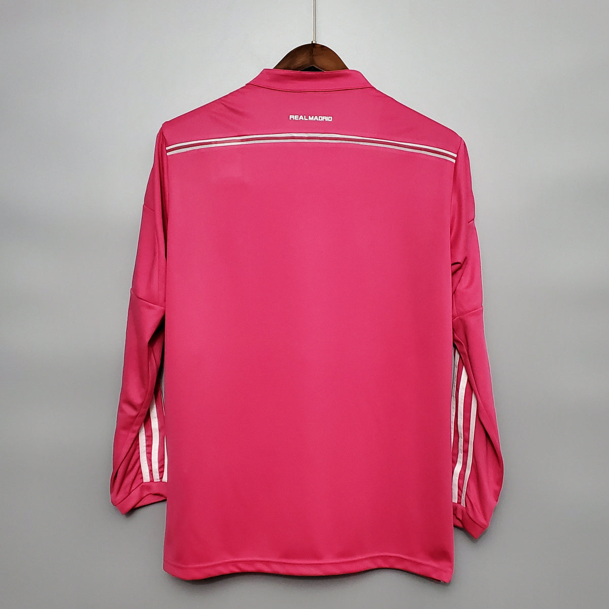 Camisa Manga Longa Real Madrid II 14/15 Adidas - Rosa | Futmantos