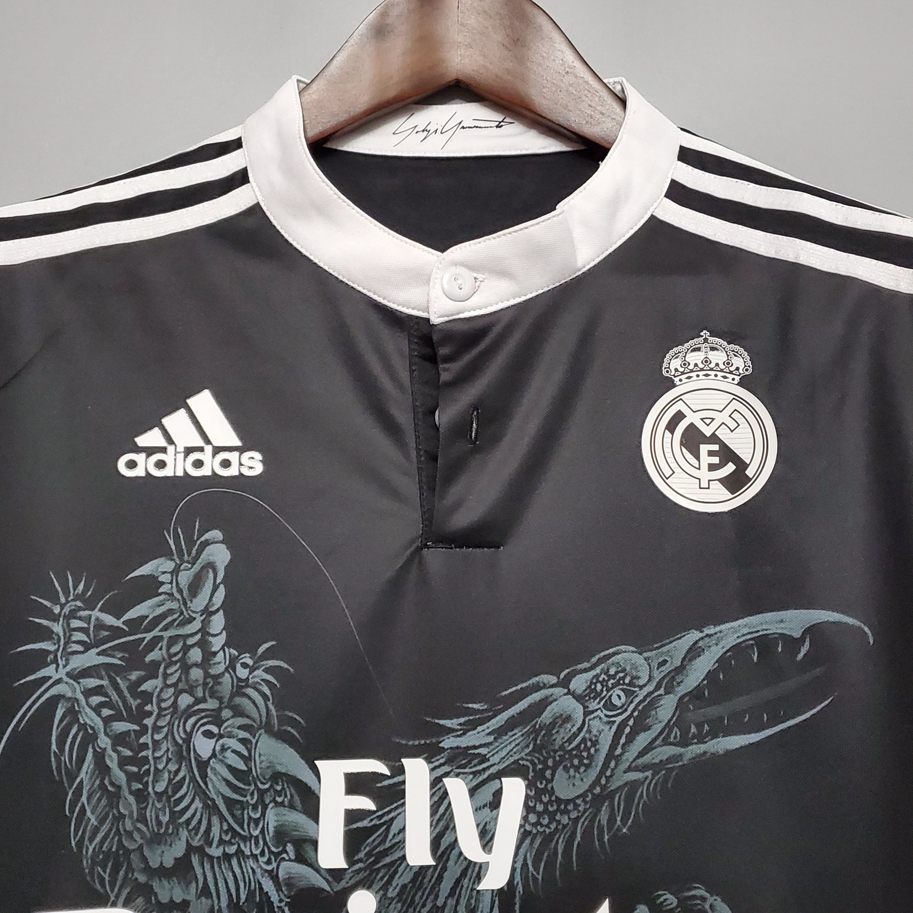 Camisa Manga Longa Real Madrid Third 14/15 Adidas - Preto | Futmantos