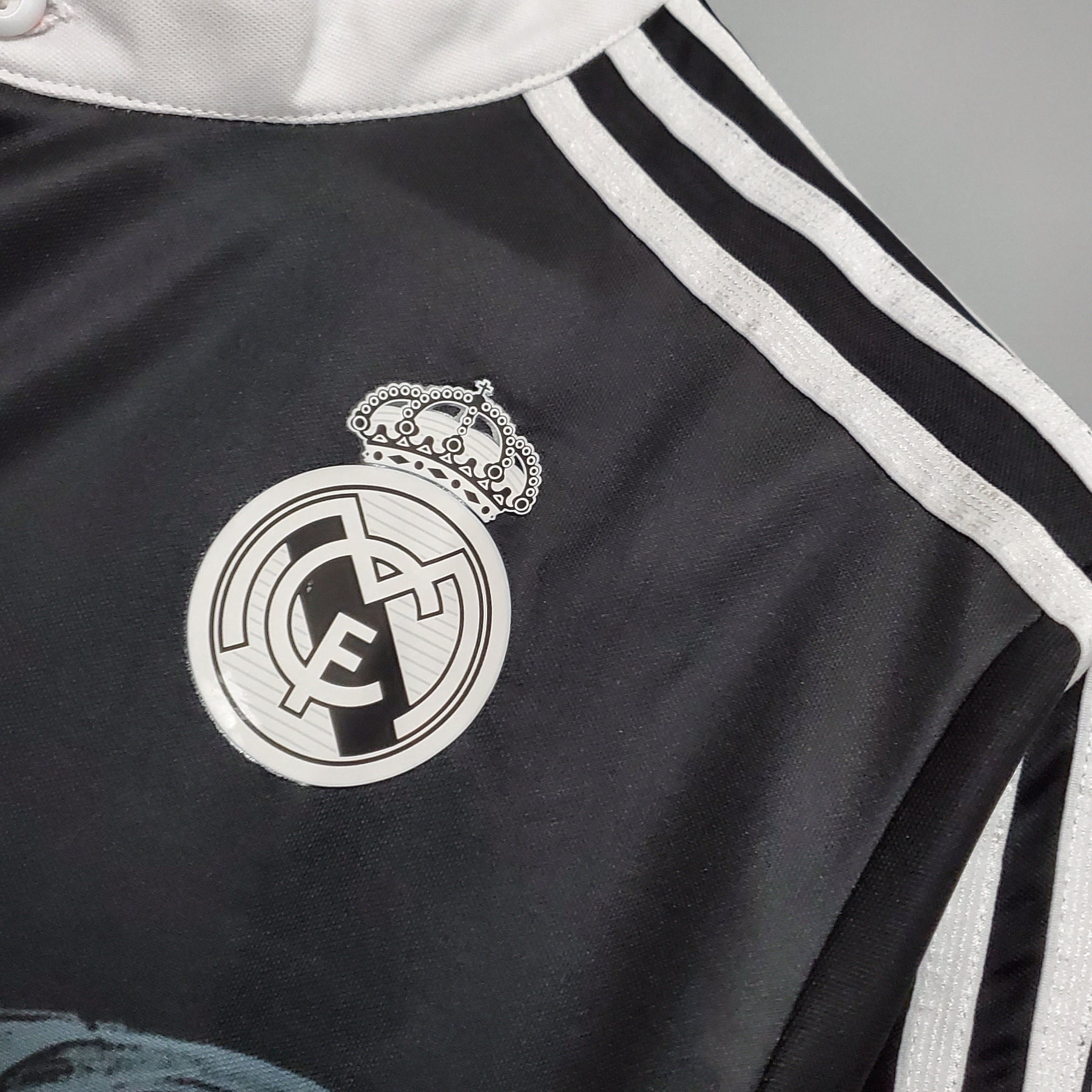 Camisa Manga Longa Real Madrid Third 14/15 Adidas - Preto | Futmantos