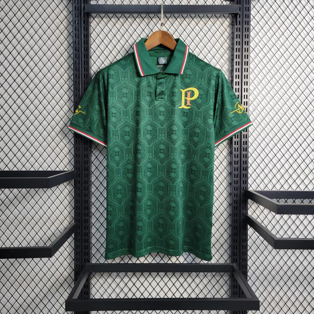 Camisa Polo Palmeiras [Abel Ferreira] 23/24 Puma - Verde  | Futmantos