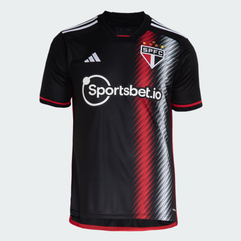 Camisa São Paulo III 23/24 Adidas - Preta | Futmantos