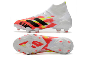 Chuteira Campo Adidas Predator Mutator .1 FG White/Red - Cano Alto