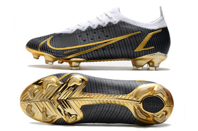 Chuteira Campo Nike Mercurial Vapor 14 Elite FG Black/Gold/White - Low